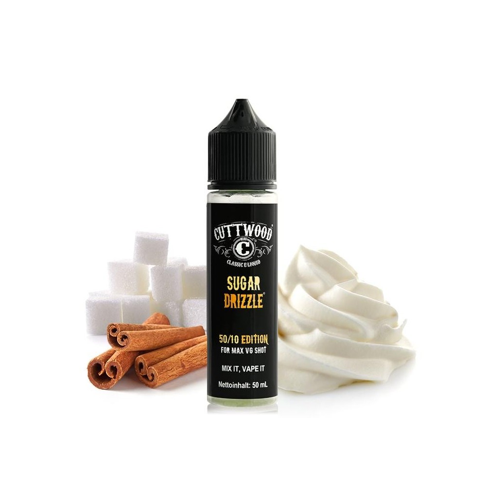 100 ml Sugar Drizzle e-liquid Ireland - Best Cutwood vape Juice in Ireland