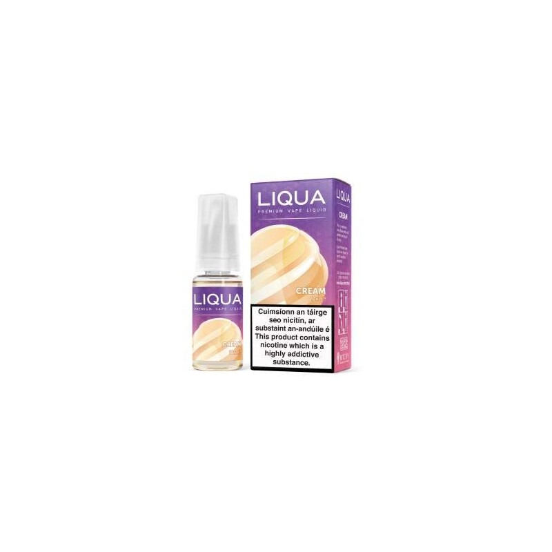 10 ML CREAM BY LIQUA E LIQUIDS IRELAND 10 ML CREAM BY LIQUA E LIQUIDS IRELAND